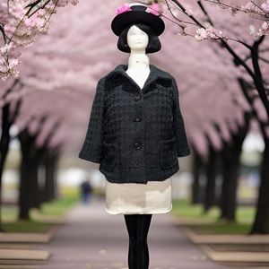 Black size Med-large women’s jacket cardigan blazer